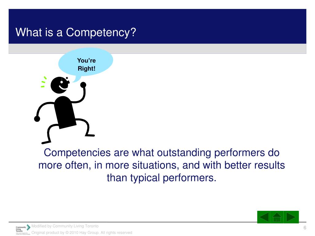 presentation competency definition