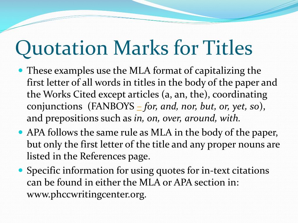 PPT Quotation Marks PowerPoint Presentation, free download ID4911818