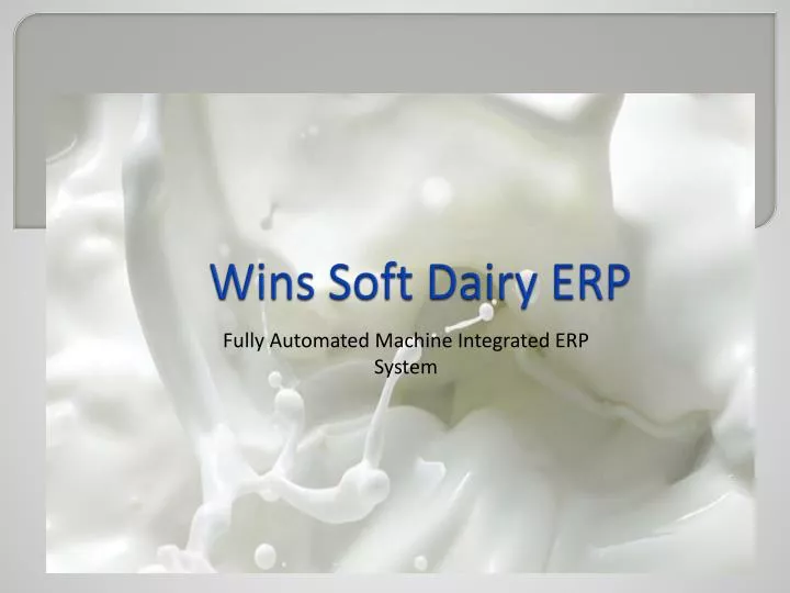 wins soft dairy erp n.