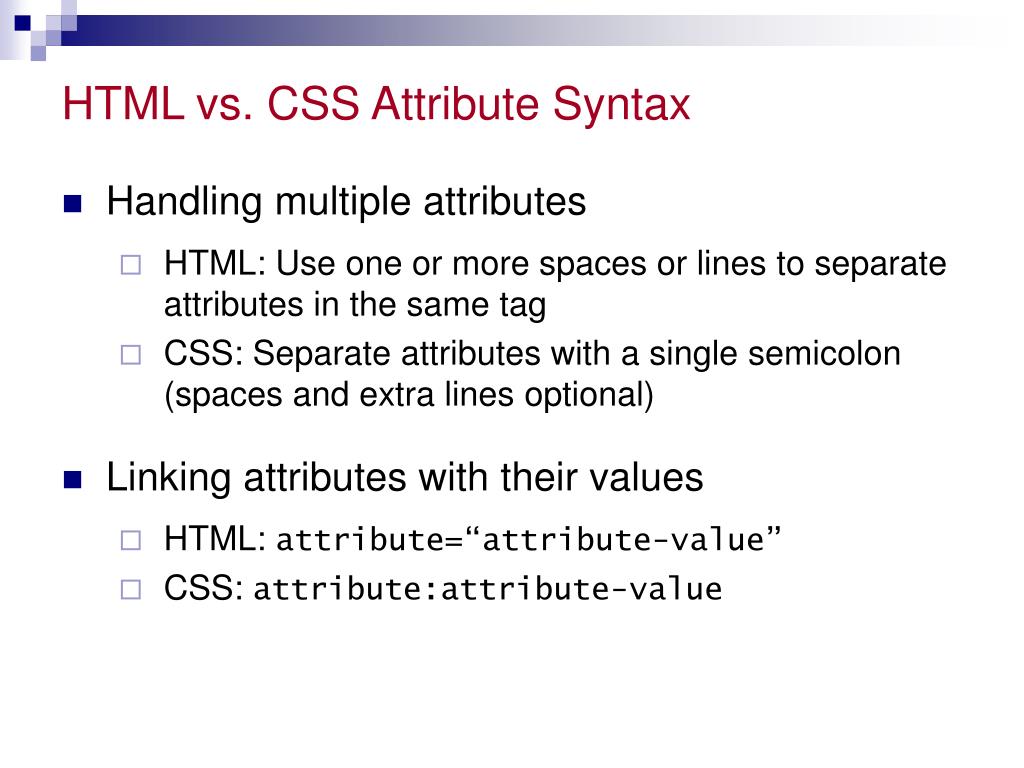 Css attr. Атрибут value в html. Html attributes. CSS attribute. Separator html.