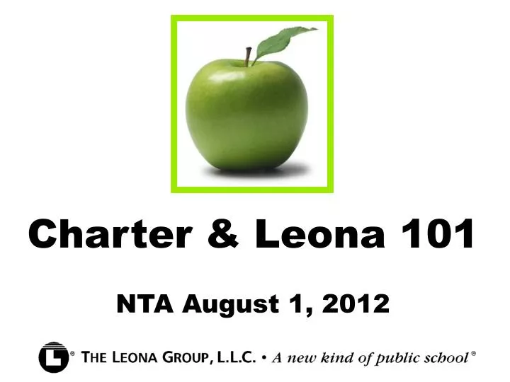 charter leona 101 nta august 1 2012 n.