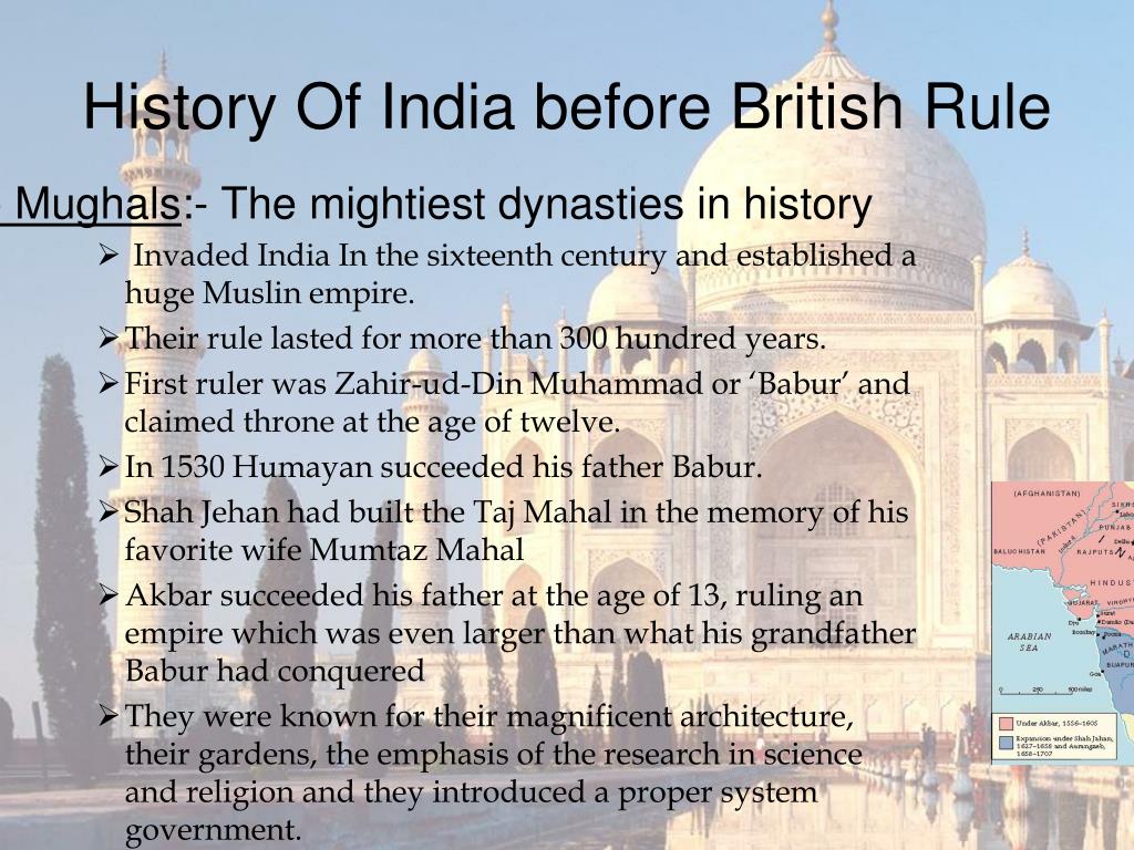essay on india before british rule