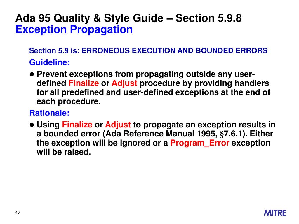 PPT - What You Always Wanted to Know About Exceptions But Were Afraid to  “Raise” PowerPoint Presentation - ID:4916831