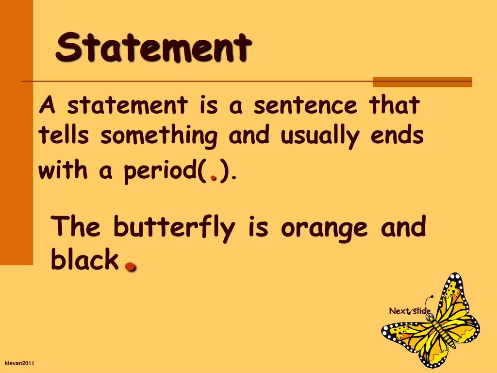 Correct the statements