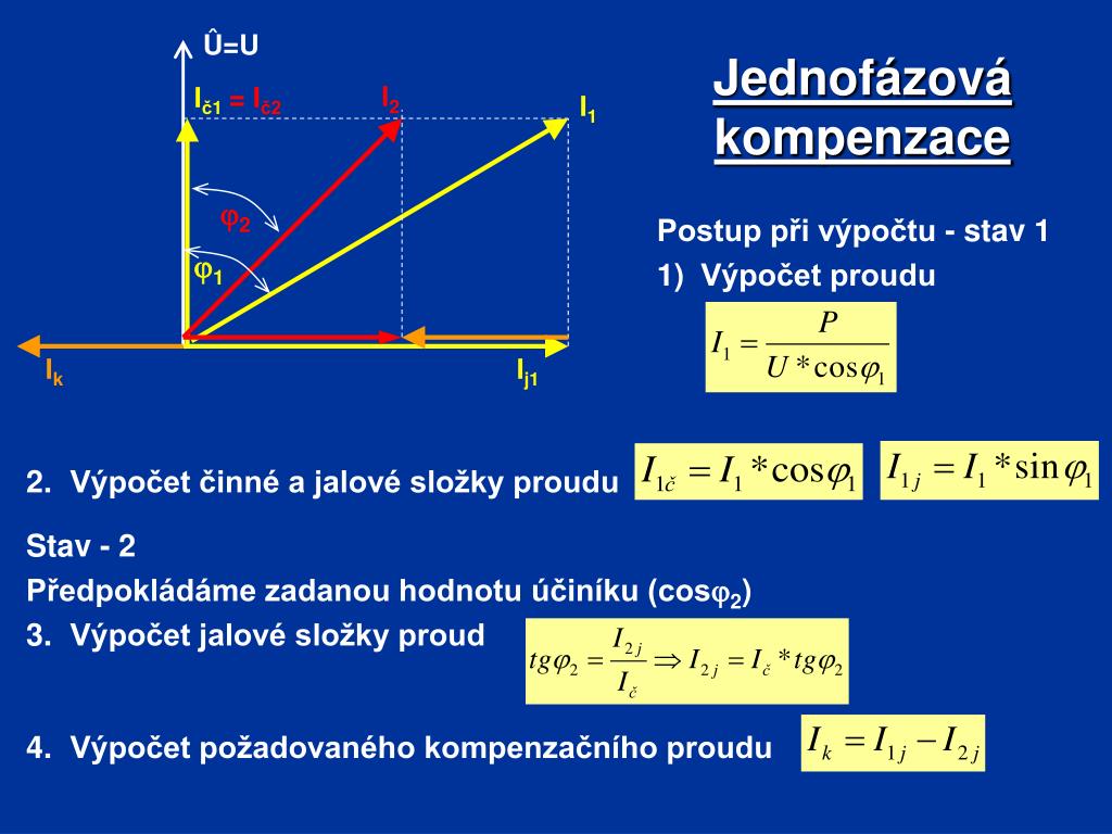 PPT - Základy elektrotechniky Kompenzace PowerPoint Presentation, free  download - ID:4918211
