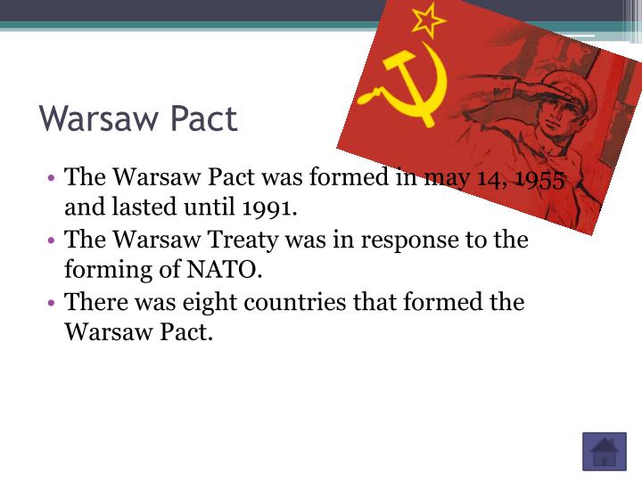 why was the warsaw pact formed