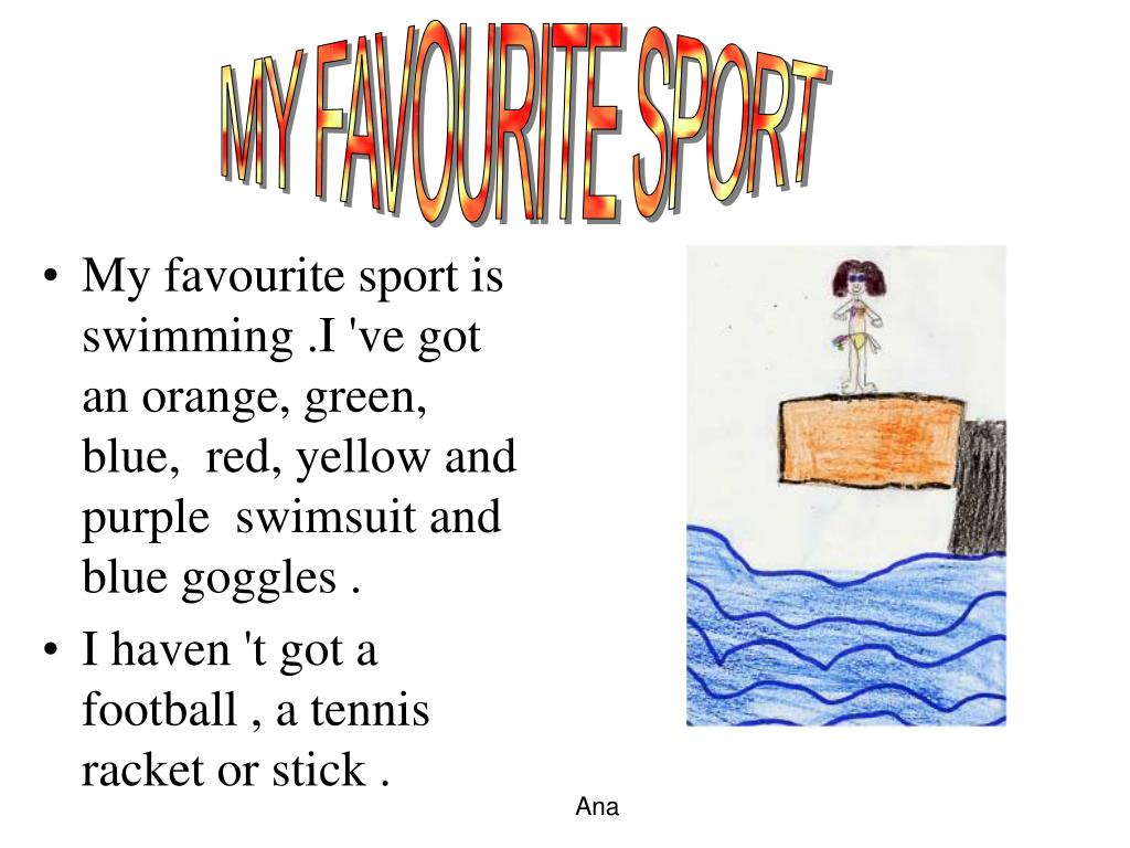 my favourite sport essay
