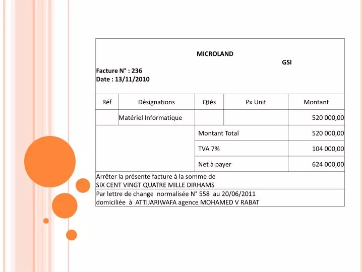 Ppt Lettre De Change كمبيالة N رقم