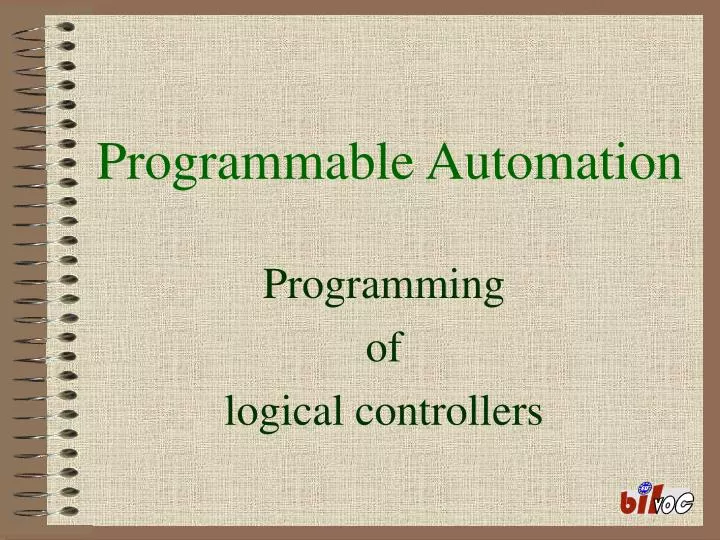 PPT - Programmable Automation PowerPoint Presentation, free download ...