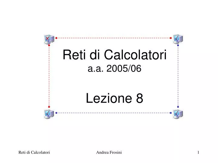 PPT - Reti di Calcolatori a.a. 2005/06 Lezione 8 PowerPoint Presentation -  ID:4923537