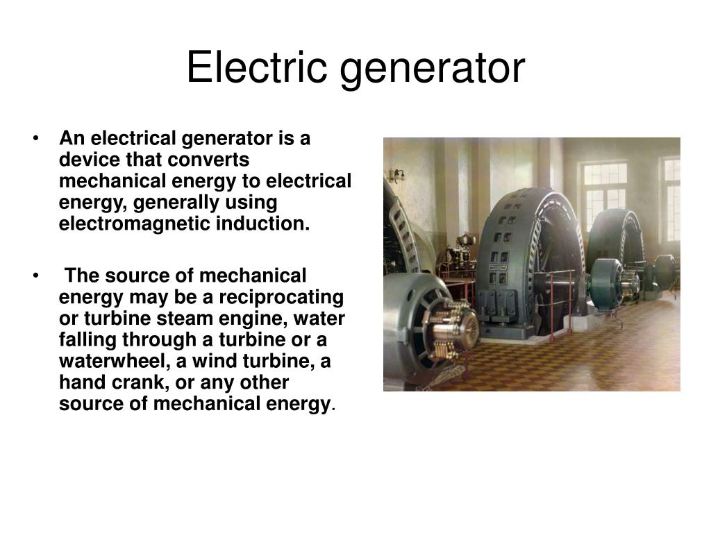 PPT - Electric generator PowerPoint Presentation, free download - ID:4923632
