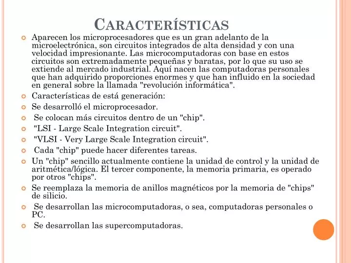 PPT - Características PowerPoint Presentation, Free Download - ID:4924038