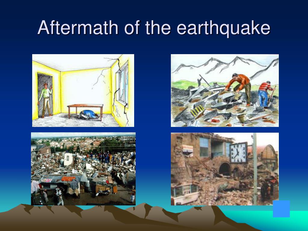 Что относится к землетрясению. Землетрясение слайд. Последствия землетрясений. Презентация на тему землетрясение. Презентация при землетрясении.