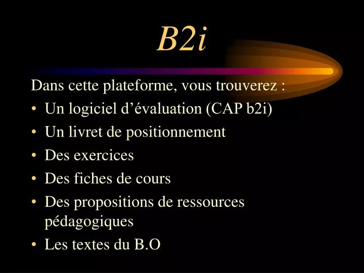 TÉLÉCHARGER LE CAP B2I LE B2I TÉLÉCHARGER CAP