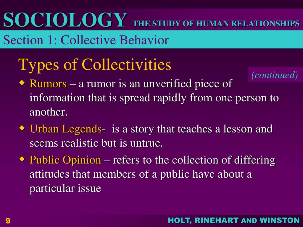 PPT - CHAPTER 17 Collective Behavior and Social Movements ...