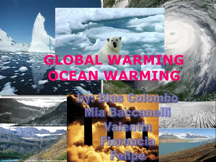 global warming ocean warming n.