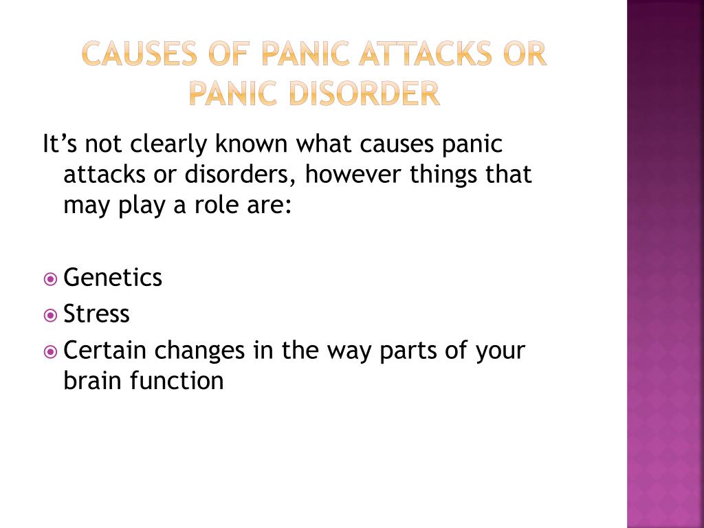 causes panic attack