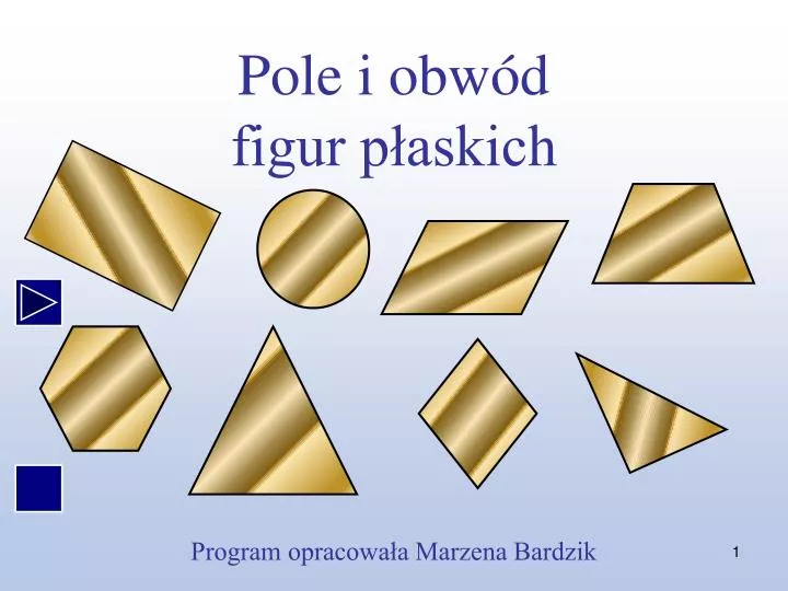 PPT - Pole i obwód figur płaskich PowerPoint Presentation, free