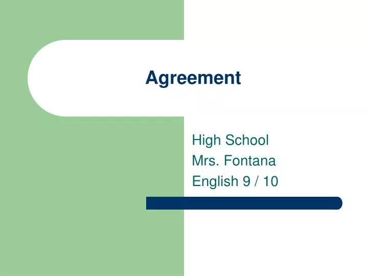 PPT - Agreement PowerPoint Presentation, Free Download - ID:4928146