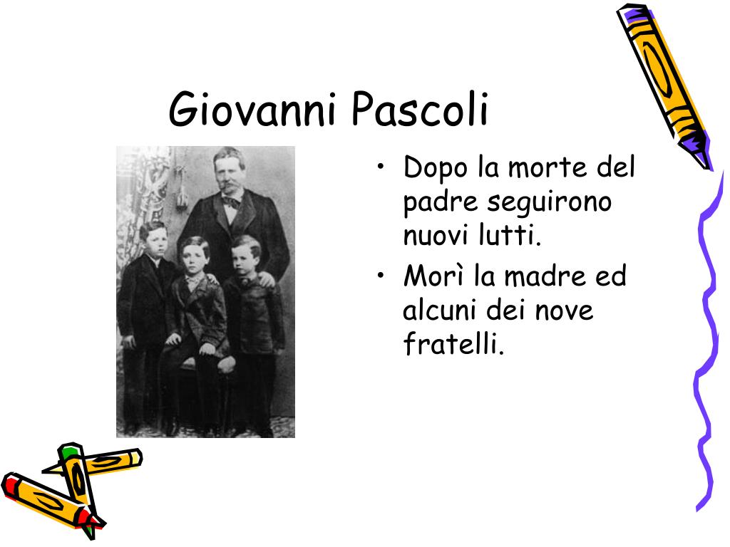 PPT Giovanni Pascoli PowerPoint Presentation, free download ID4928282