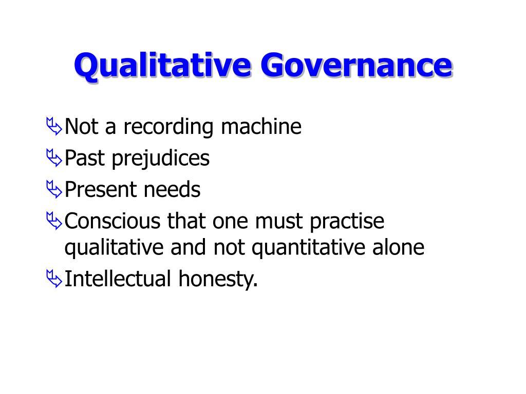 PPT - THE BENEFITS OF IMPROVED CORPORATE GOVERNANCE PRESENTED BY MERVYN ...