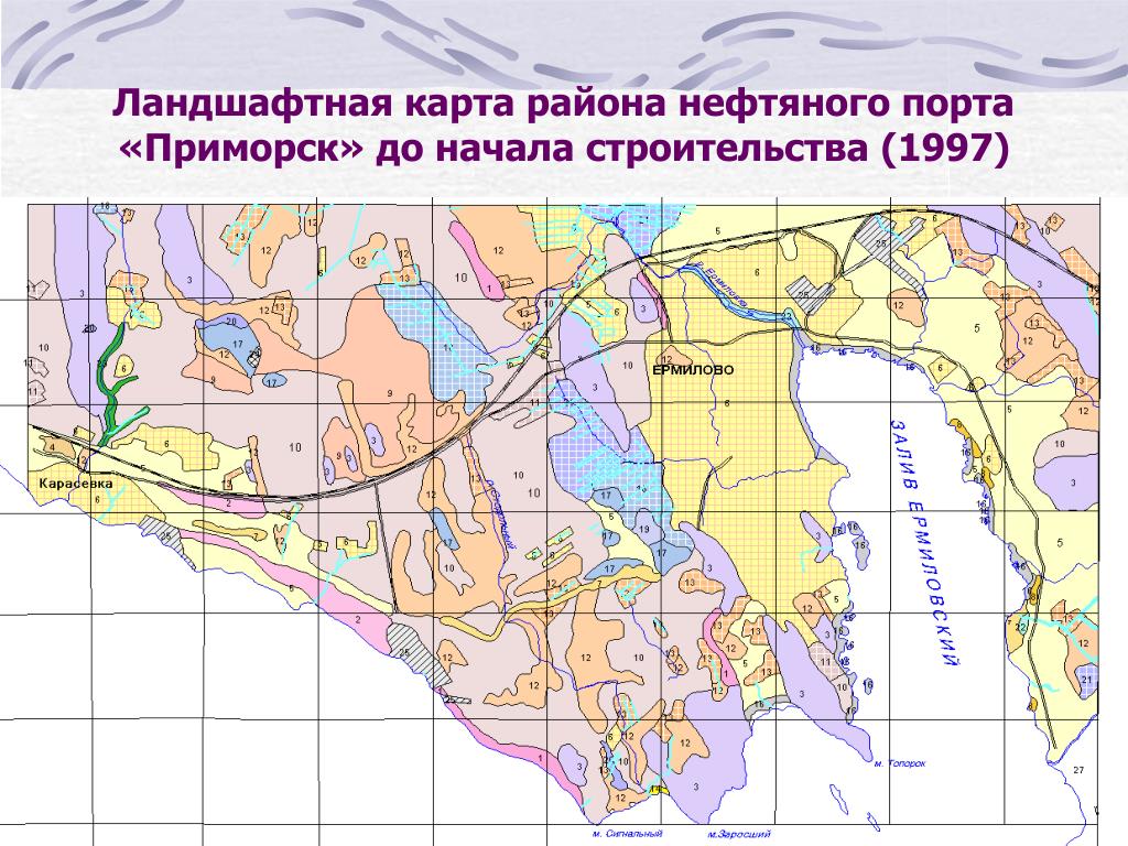 Приморск на карте