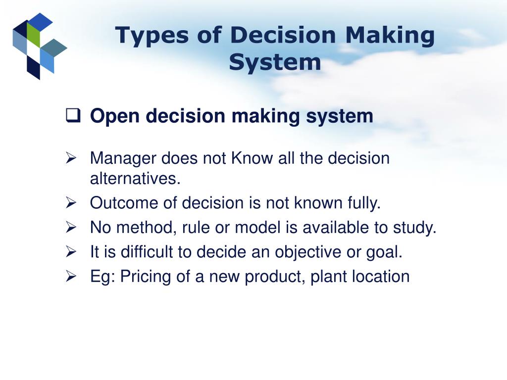 Open Decision Making Model