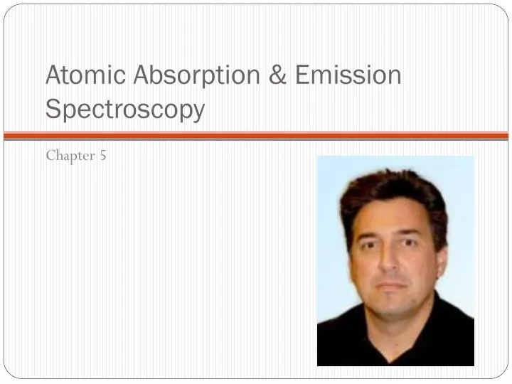 atomic absorption emission spectroscopy n.