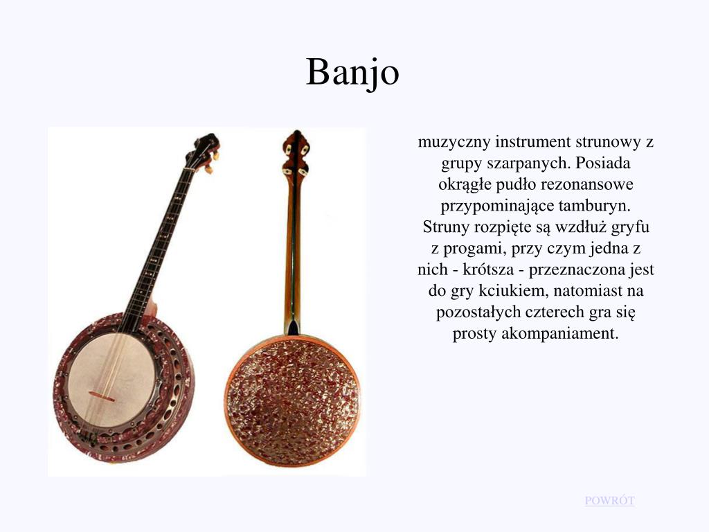 Instrument Strunowy Szarpany Który Posiada 46 Kolorowych Stron PPT - INSTRUMENTY STRUNOWE PowerPoint Presentation, free download - ID
