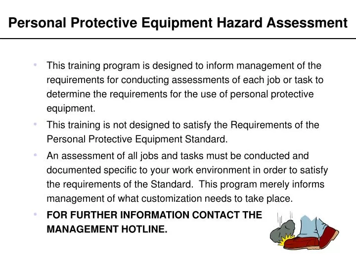 PPT Personal Protective Equipment Hazard Assessment PowerPoint