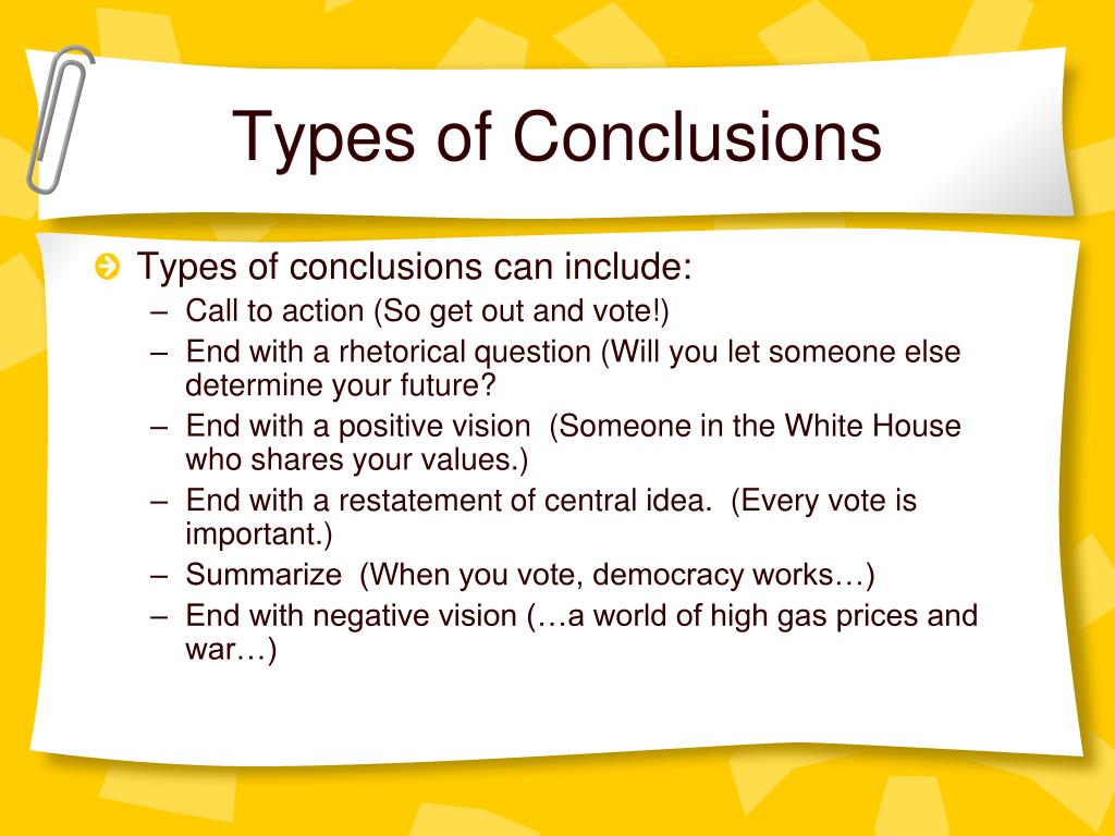 example of conclusion of speech