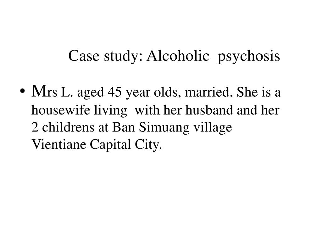 alcoholism case study evolve