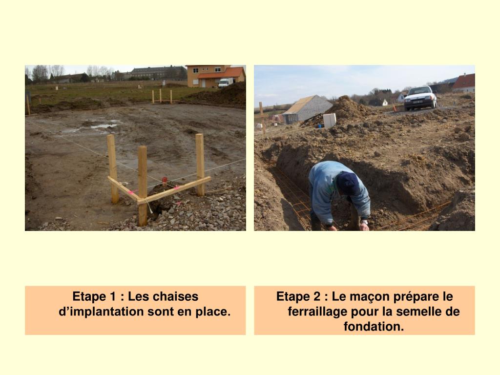 PPT Les Diff rentes tapes De La Construction D une Maison PowerPoint 