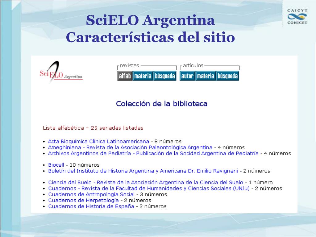 Ppt Scielo Argentina Powerpoint Presentation Free Download Id 4940160 Linea) es un modelo para la publicacion electronica cooperativa de revistas cientificas en internet. ppt scielo argentina powerpoint