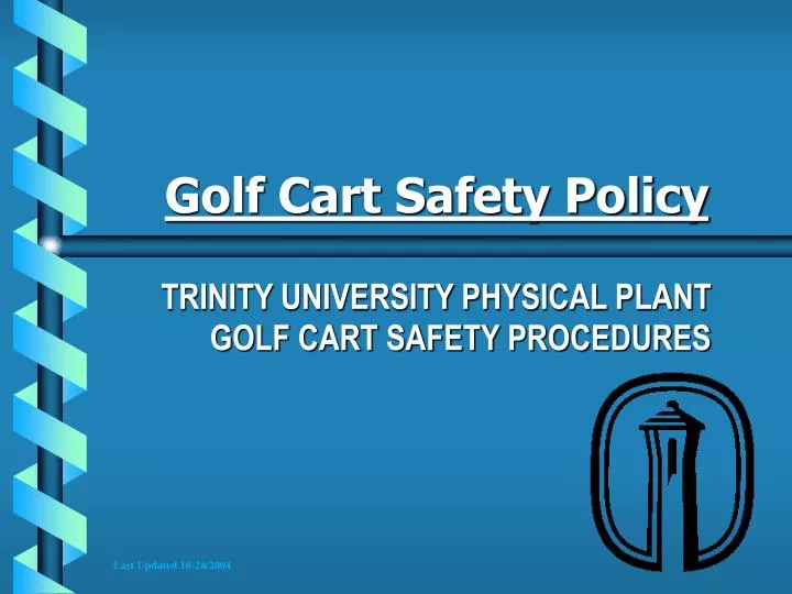 golf cart safety policy n.