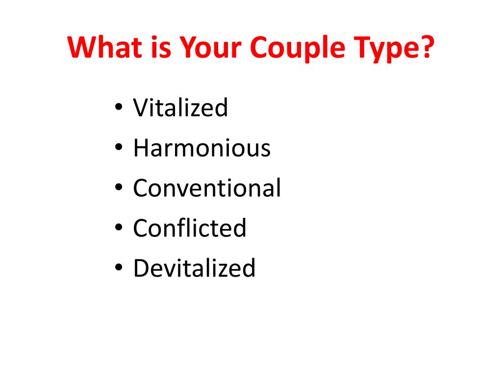 PPT - Five Types of Married Couples PowerPoint Presentation, free ...