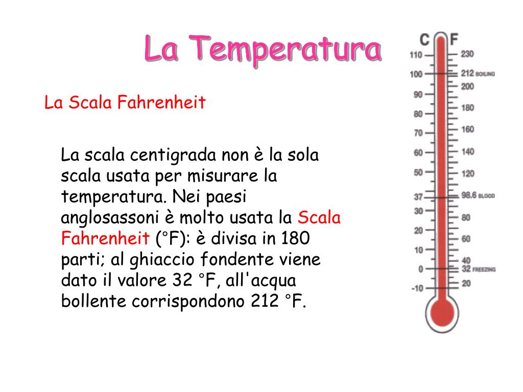 Cuál es la fórmula de la temperatura