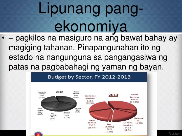 PPT - Lipunang Pang-ekonomiya PowerPoint Presentation - ID:4945831