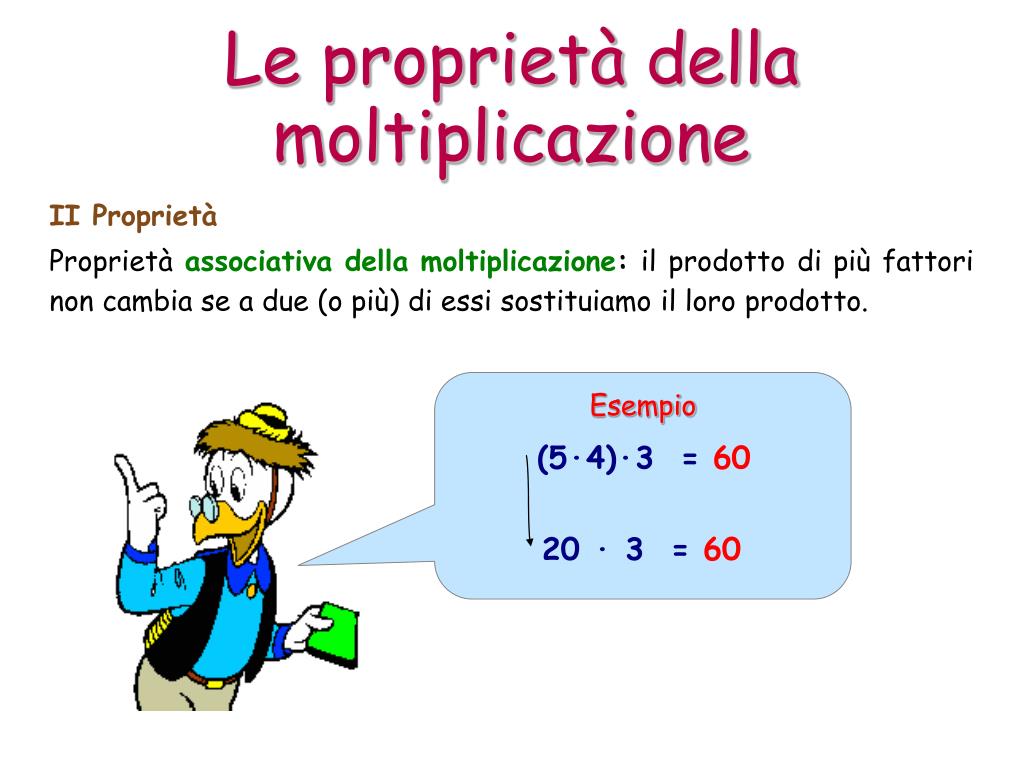 Cambiando L'ordine Dei Fattori Il Risultato Non Cambia PPT - Le operazioni con i numeri PowerPoint Presentation, free download