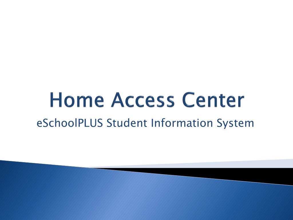 PPT Home Access Center PowerPoint Presentation, free download ID