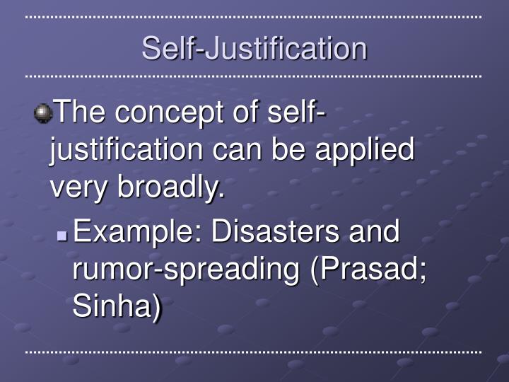 PPT - Self-Justification PowerPoint Presentation - ID:4947365