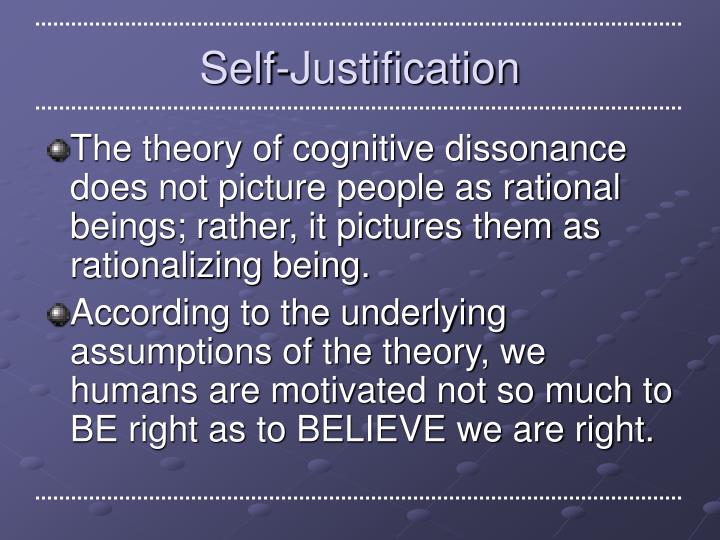 PPT - Self-Justification PowerPoint Presentation - ID:4947365