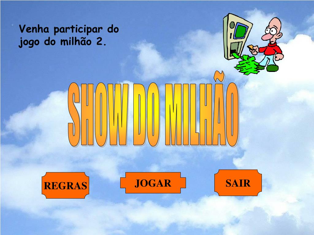 SHOW DO MILHÃO - ATIVIDADE EDITÁVEL! 