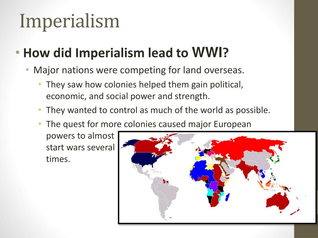 imperialism cause of world war 1 essay