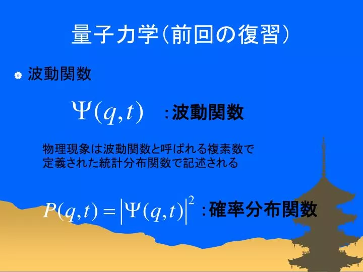 Ppt 量子力学 前回の復習 Powerpoint Presentation Free Download Id Ppt 量子力学 前回の復習 Powerpoint Presentation Free Download Id