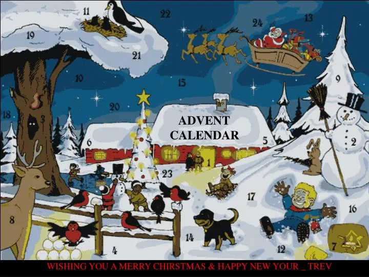 PPT ADVENT CALENDAR PowerPoint Presentation, free download ID4948628