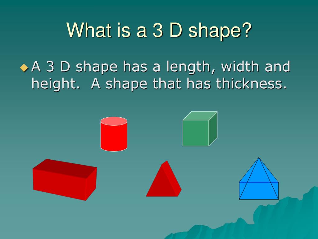 what is three dimensional presentation