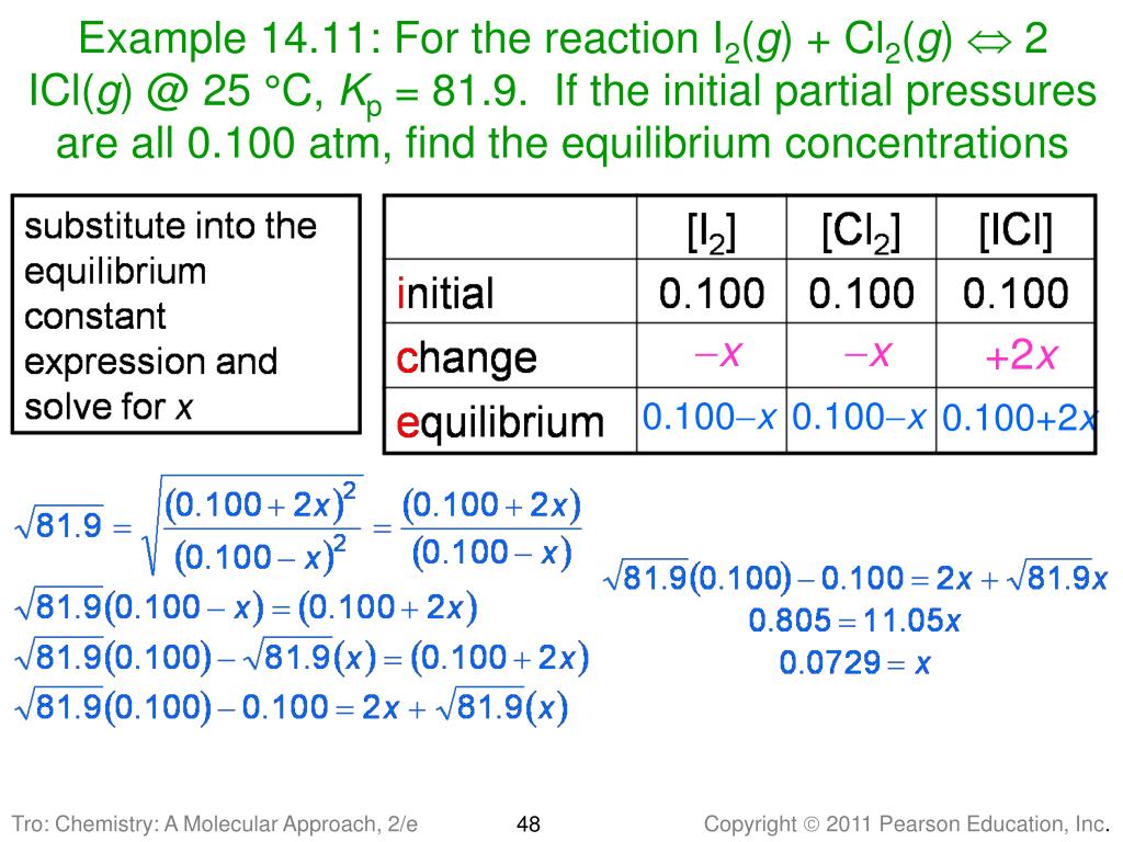 Ppt Chapter 14 Chemical Equilibrium Powerpoint Presentation Free Download Id
