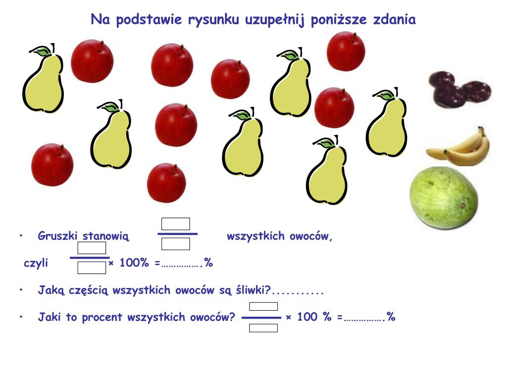 Jakim Procentem Jednej Liczby Jest Druga Liczba Zadania PPT - PROCENTY PowerPoint Presentation, free download - ID:4950375