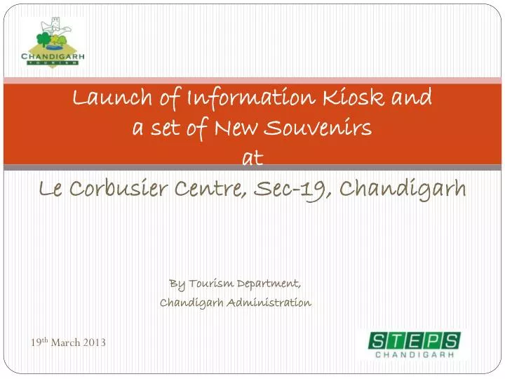 launch of information kiosk and a set of new souvenirs at le corbusier centre sec 19 chandigarh n.